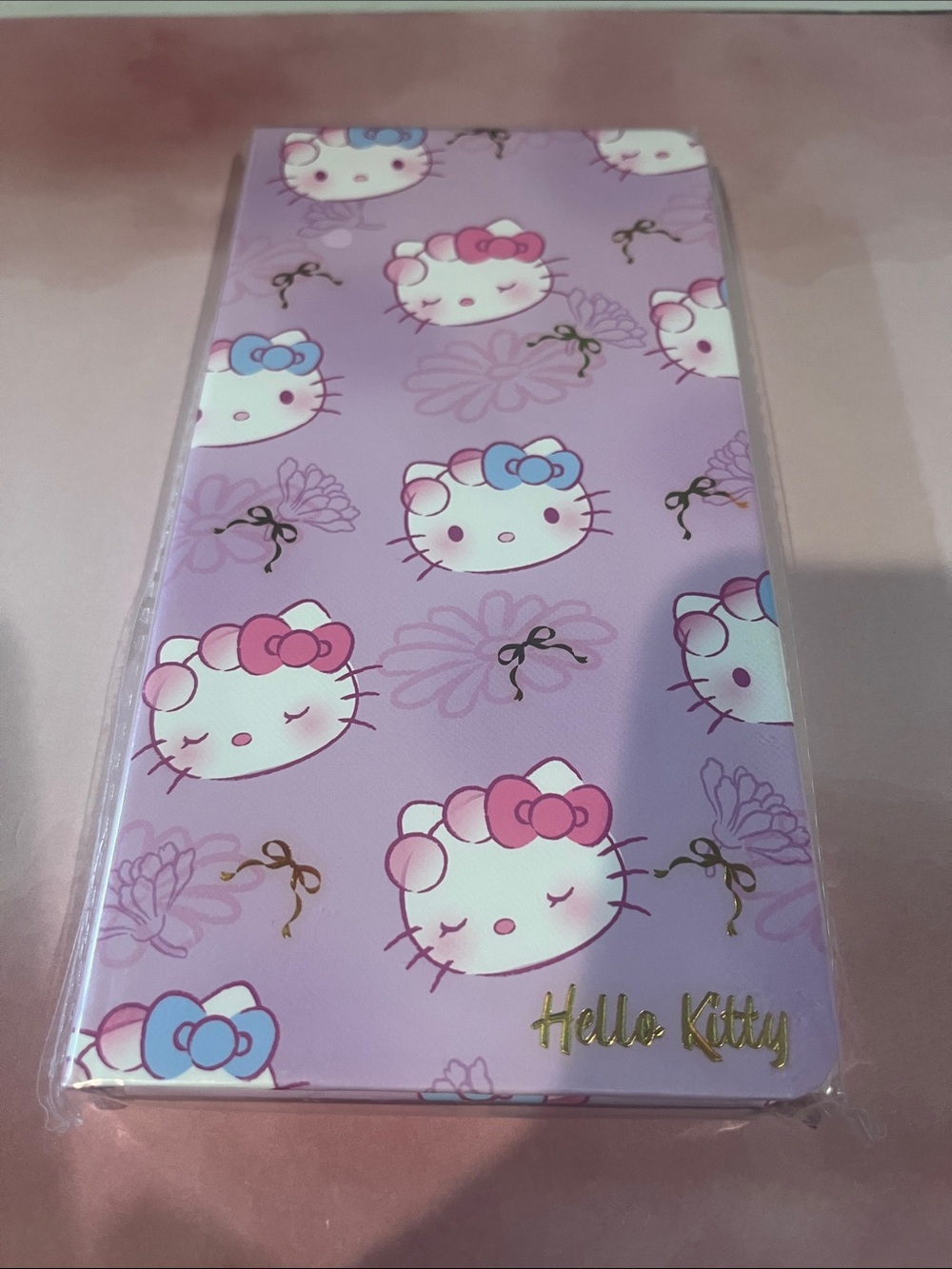 Hello Kitty Lavender Notebook with Pink & Blue Accents
